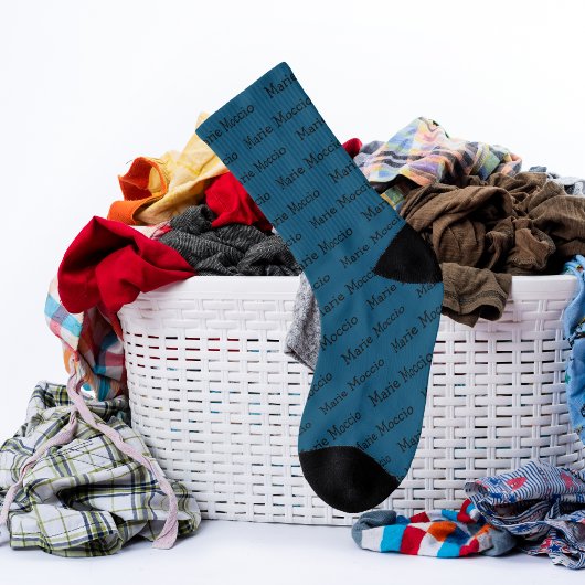 Aangepaste naam Ocean Blue Sokken