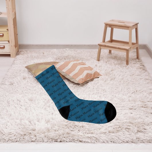 Aangepaste naam Ocean Blue Sokken