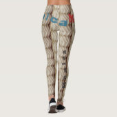 Aangepaste naam Oefening Leggings (Achterkant)