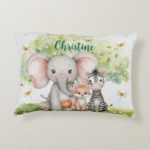 Aangepaste naam Oerwoud Animals Dragonfly Accent Kussen (Achterkant)