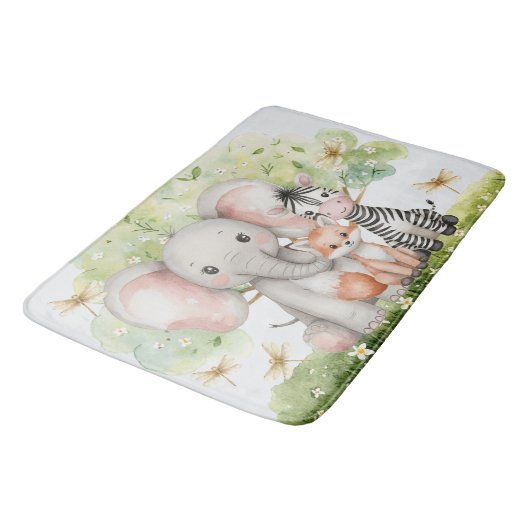 Aangepaste naam Oerwoud Animals Dragonfly Badmat (Gekanteld)