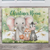 Aangepaste naam Oerwoud Animals Dragonfly Deurmat