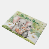 Aangepaste naam Oerwoud Animals Dragonfly Deurmat (Schuin)