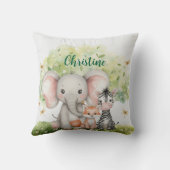 Aangepaste naam Oerwoud Animals Dragonfly Kussen (Achterkant)