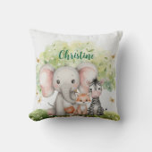 Aangepaste naam Oerwoud Animals Dragonfly Kussen (Voorkant)