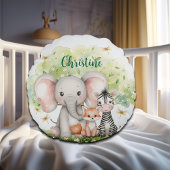 Aangepaste naam Oerwoud Animals Dragonfly Rond Kussen