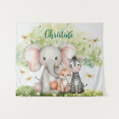 Aangepaste naam Oerwoud Animals Dragonfly Wandkleed (Voorkant (horizontaal))