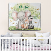 Aangepaste naam Oerwoud Animals Dragonfly Wandkleed