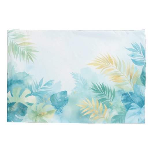 Aangepaste Naam Oerwoud Baby Zebra Giraffe en Tijg Kussensloop (Achterkant)