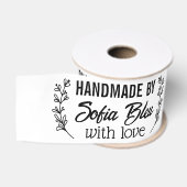 Aangepaste naam of bedrijfsnaam grosgrain lint (Spoel)