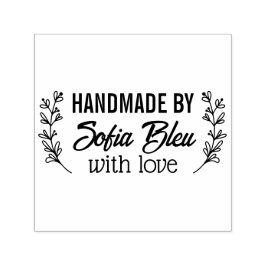 Aangepaste naam of bedrijfsnaam stof kleding label  zelfinktende stempel