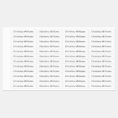 Aangepaste naam of bedrijfsnaam stof kleding labels (Vel)