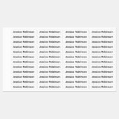 Aangepaste naam of bedrijfsnaam stof kleding labels (Vel)