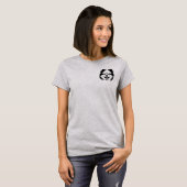 Aangepaste naam of tekst Pop Art Pomeranian Moeder T-shirt (Voorkant volledig)