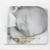 Aangepaste naam of tekst voor persoonlijke foto-ca muismat (Voorkant)