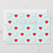 Aangepaste naam of tekst voor verpleegkundige of z bedankkaart (Voorkant)