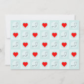 Aangepaste naam of tekst voor verpleegkundige of z bedankkaart (Achterkant)