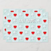 Aangepaste naam of tekst voor verpleegkundige of z bedankkaart (Voorkant / Achterkant)