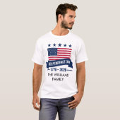 Aangepaste naam Onafhankelijkheidsdag Samenkomst F T-shirt (Voorkant volledig)