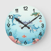 Aangepaste naam onder de Zee kwekerij Ronde Klok (Voorkant)