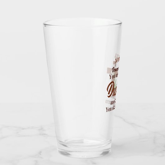 Aangepaste naam Onthoud dat je stof bent | Aswoens Glas (Rechts)