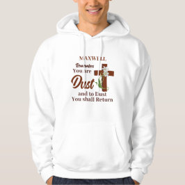 Aangepaste naam Onthoud dat je stof bent | Aswoens Hoodie