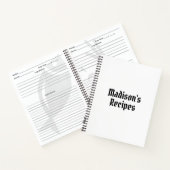 Aangepaste naam Ontvangt boek Moederdag Verjaardag (Binnen)