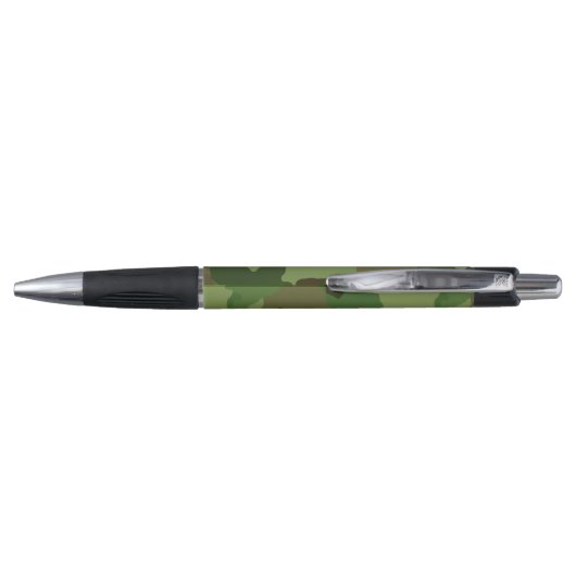 Aangepaste naam op groen en bruin Camouflage Pen (Achterkant)