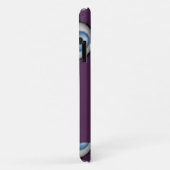 Aangepaste naam op grote ogen van paars Case-Mate iPhone case (Achterkant/rechts)
