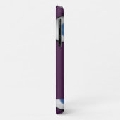 Aangepaste naam op grote ogen van paars Case-Mate iPhone case (Achterkant/links)