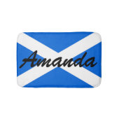 Aangepaste naam op Schotse vlag bmcnt Badmat (Voorkant)