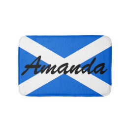 Aangepaste naam op Schotse vlag bmcnt Badmat