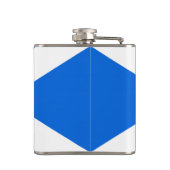 Aangepaste naam op Schotse vlag flcnt Heupfles (Achterkant)