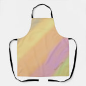 Aangepaste naam op wattenstaafkleuren schort (Voorkant)