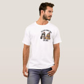 Aangepaste Naam Oprichtingsjaar Kat Hond T-shirt (Voorkant volledig)