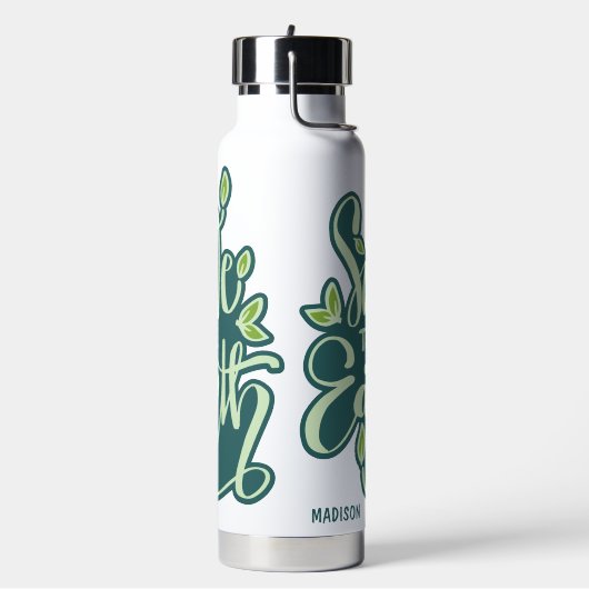 Aangepaste naam Opslaan Aarde Waterfles (Links)