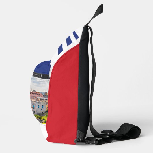 Aangepaste naam (& optioneel Foto) Havana Cuba Sling Bag (Rechts)