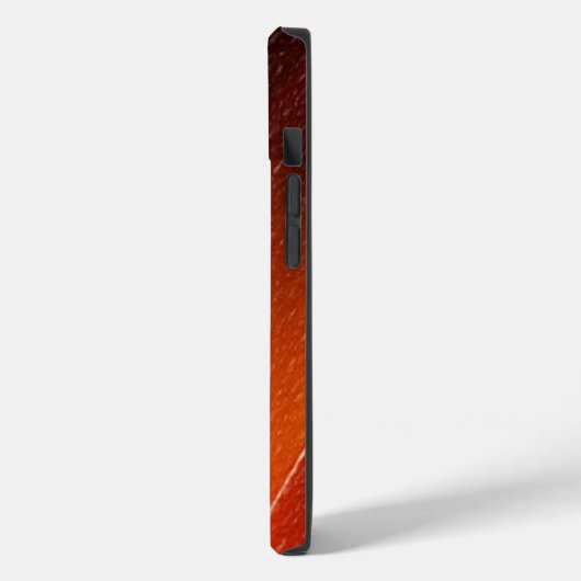 Aangepaste naam oranje gestructureerd patroon Case-Mate iPhone case (Achterkant / Links)