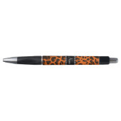 Aangepaste naam oranje leopard patroon pen (Voorkant)