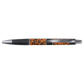Aangepaste naam oranje leopard patroon pen (Achterkant)
