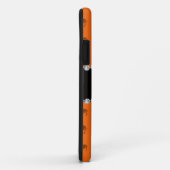 Aangepaste naam oranje paardenpatroon Case-Mate iPhone case (Achterkant/rechts)