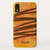 Aangepaste naam Oranje Populaire telefoongevallen Case-Mate iPhone Case (Achterkant)