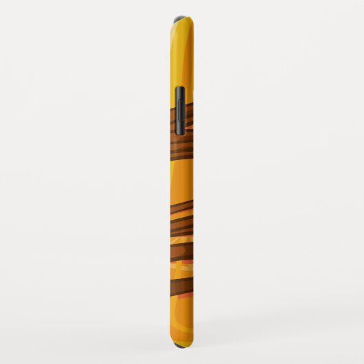 Aangepaste naam Oranje Populaire telefoongevallen Case-Mate iPhone Case (Achterkant/rechts)