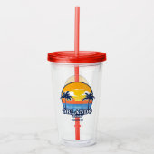 Aangepaste naam Orlando Florida Acryl Drinkbeker (Voorkant)