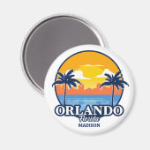 Aangepaste naam Orlando Florida Magneet (Voorkant / Achterkant)