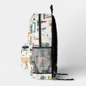 Aangepaste naam Oude Egyptische  school Bedrukte Rugzak (Rechts)