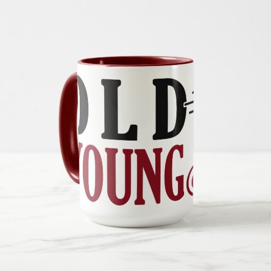 Aangepaste naam Oude mok voor kunstwerk - kies sti (Voorkant links)