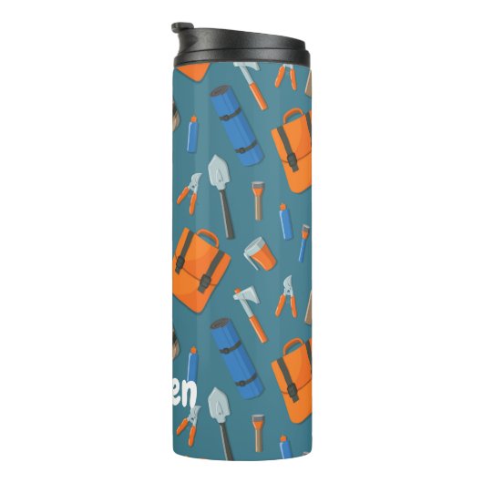 Aangepaste naam Outdoor Gear Pattern Thermosbeker (Geroteerd rechts)