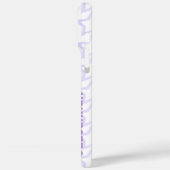 Aangepaste naam Paars Star-patroon Case-Mate iPhone Case (Achterkant / Links)