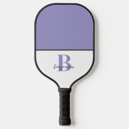 Aangepaste naam Paarse Monogram Pickleball Paddle
